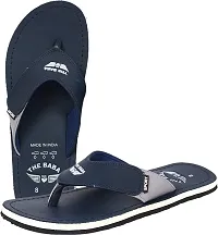 THE BABA Durable | Sturdy | Light | Comfortable | Shock Absorbent | Slippers | Flip Flops for Men (Blue)- 9 UK/India-thumb1