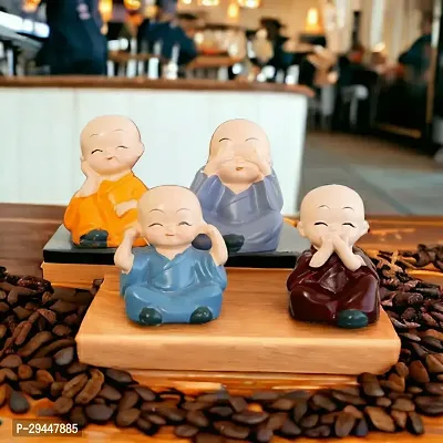 Little Baby Monk Buddha Set Of 4 Pcs-thumb2