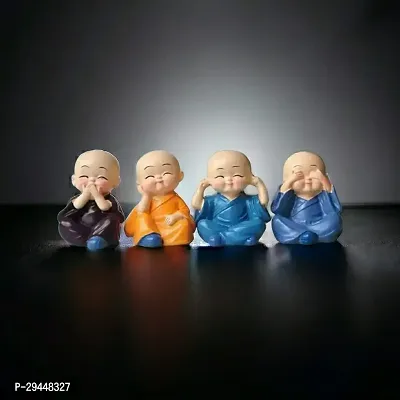 Little Baby Monk Buddha Set Of 4 Pcs-thumb2