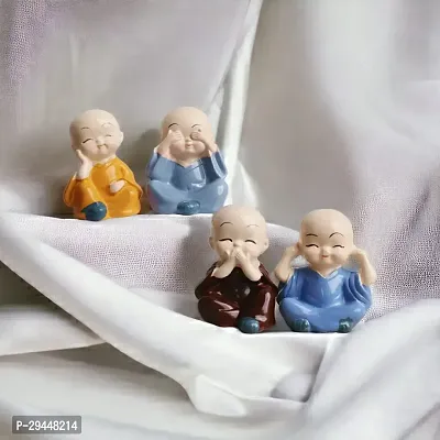 Little Baby Monk Buddha Set Of 4 Pcs