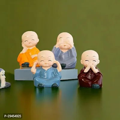 Little Baby Monk Buddha Set Of 4 Pcs