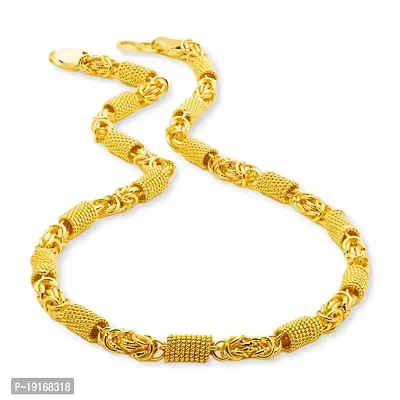 D D FASHION New Holo inspired 19 inch gold plated chain necklace for mens jewellery-thumb0