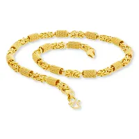 D D FASHION New Holo inspired 19 inch gold plated chain necklace for mens jewellery-thumb2