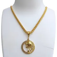 Round Lion chain pandent for Mens and Boys.-thumb3