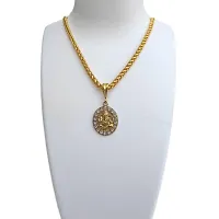 Round Ganpati chain pandent for Mens and Boys.-thumb1