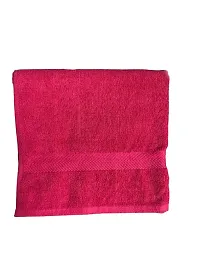 ShopAir Magenta 100% Cotton Large Bath Towel Ultra Soft Super Absorbent-thumb3