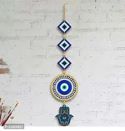 Decorative Printed Wooden Evil Eye Wall Hanging Home Office Decor