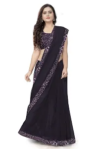 Georgettenbsp; Bollywood Style Saree with Blouse piece-thumb1