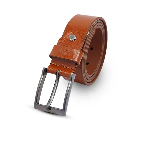 TB_Men's Fancy Genuine Leather Belt With Stainless Adjuster