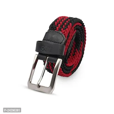 LFO Red Braided Belt-thumb0