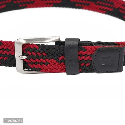 LFO Red Braided Belt-thumb3