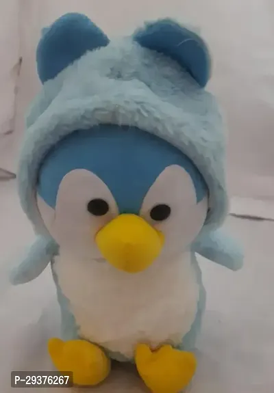 Penguin With Hoodie Blue And Yellow