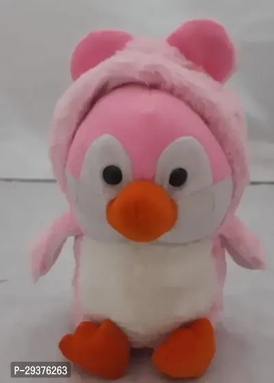 Pengiun With Hoodie Pink And Orange-thumb0