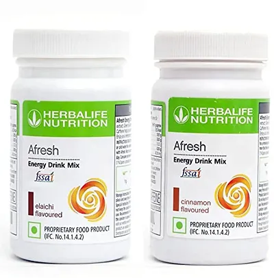 HERBALIFE Afresh Energy Drink - Elaichi Flavor   Cinnamon Flavor For Weight Loss Energy Drink  (50 g, Elaichi, Cinnamon Flavored)