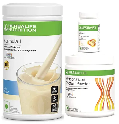 Herbalife Formula 1 Kulfi +Personalized Protein Powder(200)+ Afresh -Ginger