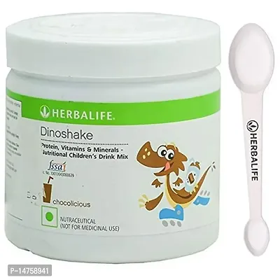 Herbalife Dinoshake Nutritional Children's Chocolate Drink Mix 200gm, Chocolate-thumb0