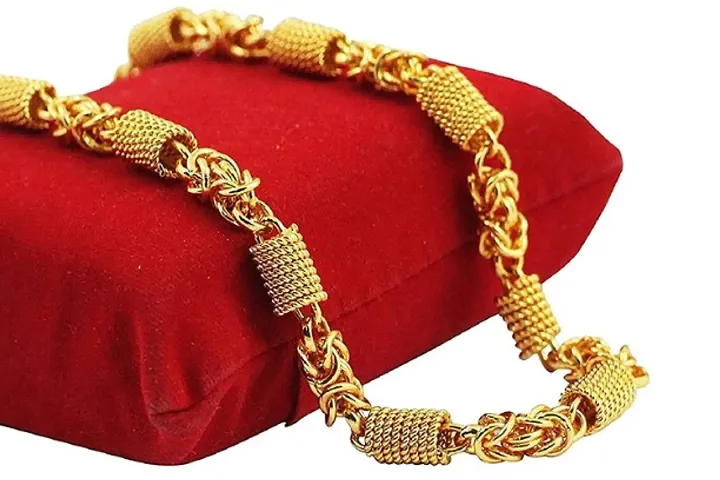 Trendy Designer Gold Plated Men's Chain