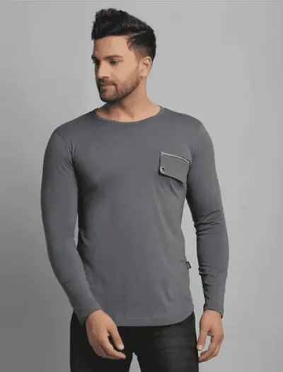 Full-sleeve  Round Neck Comfortable Tees for Men