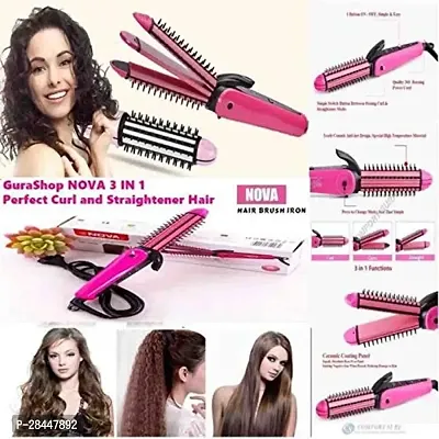 Multifunction 3 in 1 Straightener and Curler-thumb3