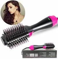 Hot Air Brush 4 IN 1 Hair Dryer Brush, One Step Hair Dryer  Styler  Volumizer  Hair Curler PACK OF 1-thumb2