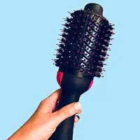 Hot Air Brush - One Step Hair Dryer Brush,6.6ft Cable 3-in-1 Salon Negative Straighten PACK OF 1-thumb3