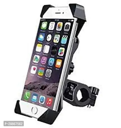 Metal Body Cradle Stand for Bicycle, Motorcycle, Fits All Smartphones(pack of 1)-thumb0