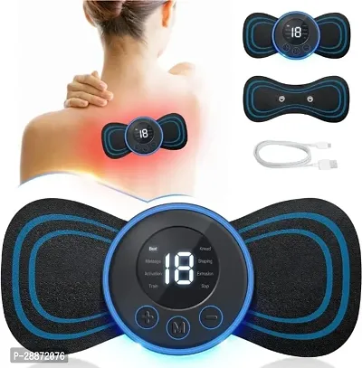 19 Strength Level EMS Massager Mini Massager Butterfly Massager for Shoulder Legs(pack of 1)-thumb0