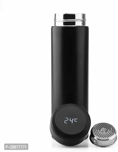 Stainless Steel Water Bottle, with Temperature Display/Vacuum Flask(pack of 1)-thumb0