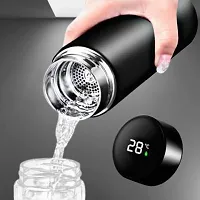 Water Bottle with LED Temperature Display for Campaign Travelling Keep Hot and Cold(pack of 1)-thumb2