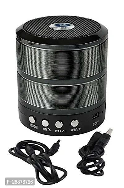 Mini Bluetooth Speaker WS-887 with FM Radio, Memory Card Slot, USB Pen(pack of 1)-thumb0