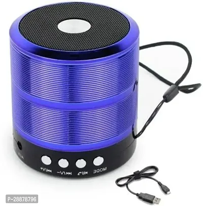 Mini Bluetooth Speaker WS-887 with FM Radio, Memory Card Slot, USB Pen(pack of 1)-thumb3