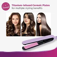 Selfie Hair Straightener Minimized Heat Damage with SilkPro Care-thumb2