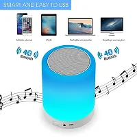 LED Touch Lamp USB Rechargeable Bluetooth Speaker-thumb1
