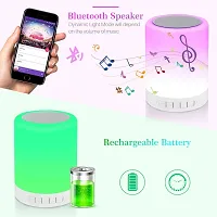Lamp with Bluetooth Speaker, Night with Dimmable Warm White  Color Changing Lamp PACK OF 1-thumb3