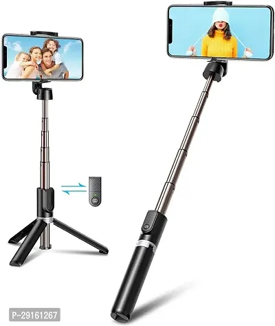 Adjustable Bluetooth Selfie Stick for Mobile with Remote#(pack of 1)-thumb4