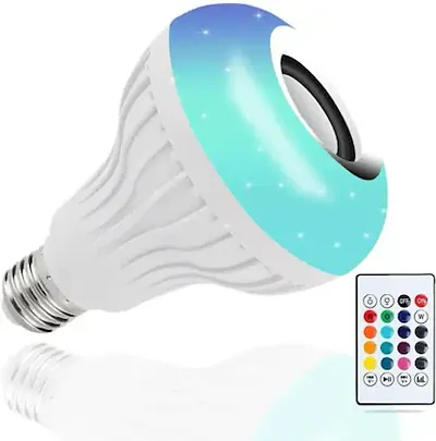 Bluetooth Speaker Music Bulb Light With Remote Control for Home Smart Bulb(pack of 1)