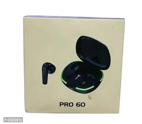 Earbuds PRO-60 Bluetooth Headset Black, True Wireless(pack of 1)-thumb3