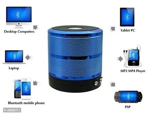 WS-887 Bluetooth Speaker - Wireless Speaker in Built FM and Memory Card Slot(PACK OF 1)-thumb4