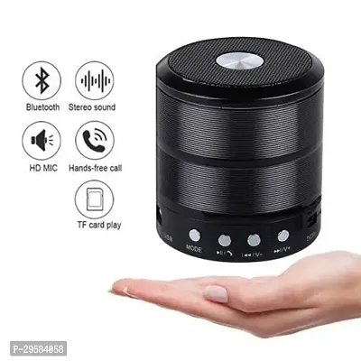 Mini Bluetooth Speaker WS 887 with FM Radio, USB Pen Drive Slot and Memory Card(pack of 1)-thumb0