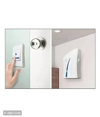 Door Bell Chime Led Flash Cordless Calling Remote Control Pack of 1-thumb3