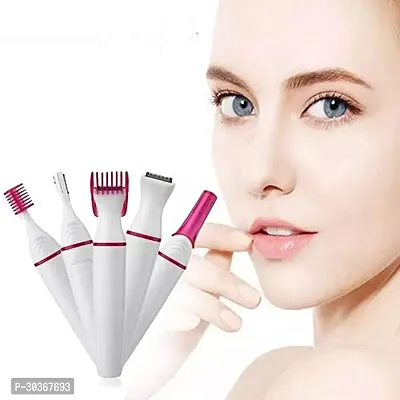 5 in 1 Sweet Trimmer, Battery Operated Beauty Safety Hair Remover-thumb4