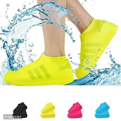 Waterproof Silicone Shoe Covers Overshoes Rain Shoe Cover pack of 1-thumb4