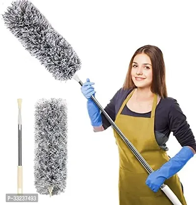 Cleaner Mop with extendable Pole 100 Inch with Anti Scratch Bendable Head Brush PACK OF 1-thumb3