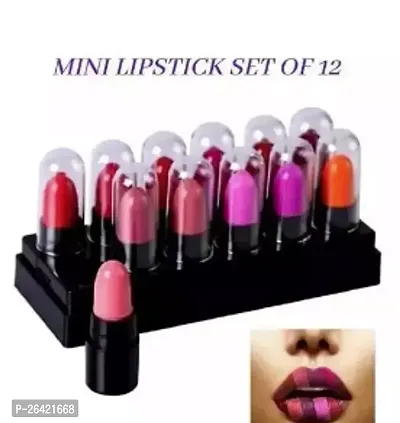 Classic New Look Mini Lipstick Multicoland Set Of 12-thumb0