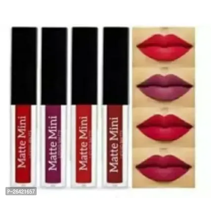 Classic Red Shade Lipstick 4 Pieces