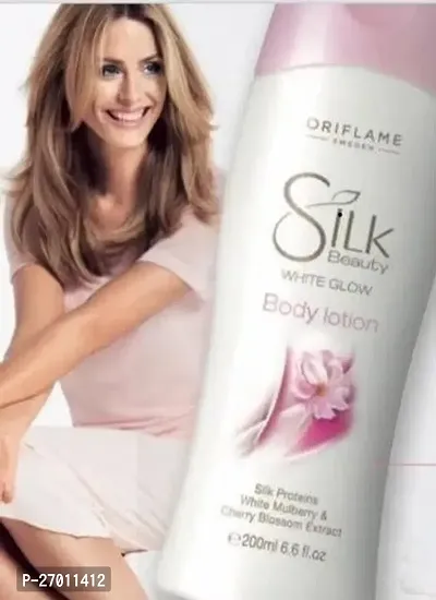 Oriflame Silk Beauty White Glow Body Lotion 200 ML-thumb0