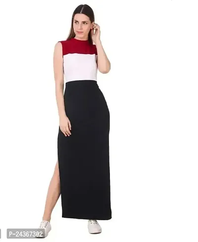Classic Cambric Cotton Solid Skirt for Women-thumb0