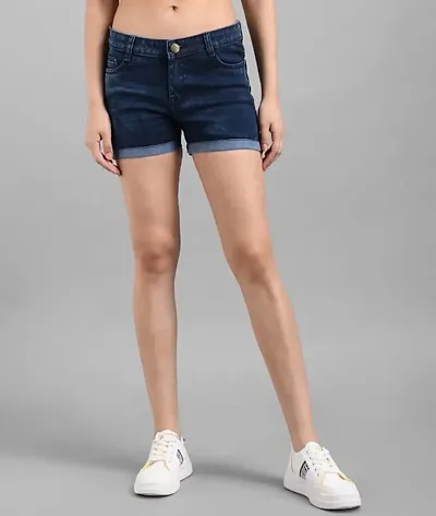 Classy Denim Shorts For Women