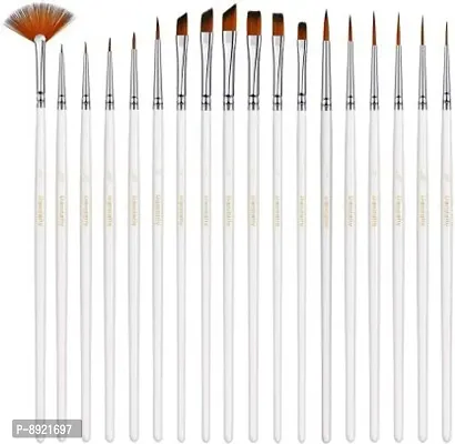 Synthetic Hair Mix Brushes Set for Acrylic, Watercolor, Gouache and Oil Painting-thumb0