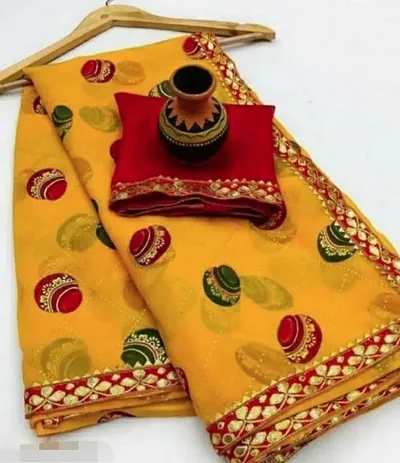 PRINTE GEORGETTE SAREE